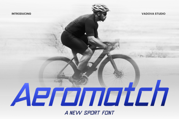 Aeromatch Typeface for Bold Athletic Branding