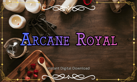 Arcane Royal Font for Mystical Craft Designs