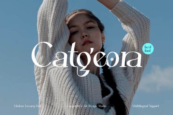 Catgeora: An Authentic Serif Typeface for Editorial Design