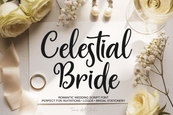 Celestial Bride: A Timeless Script Font for Branding