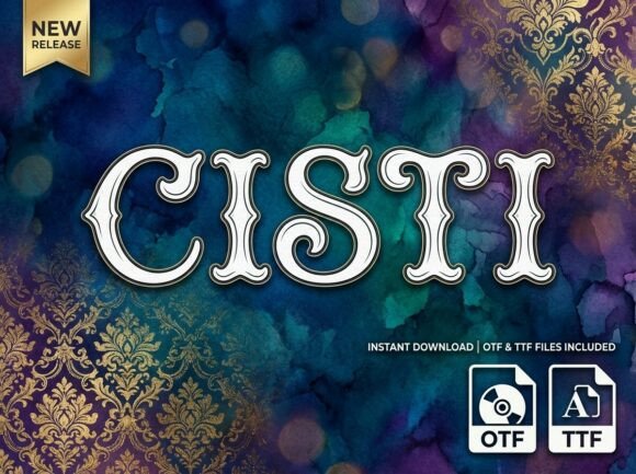 Cisti Typeface for Bold Brand Identity