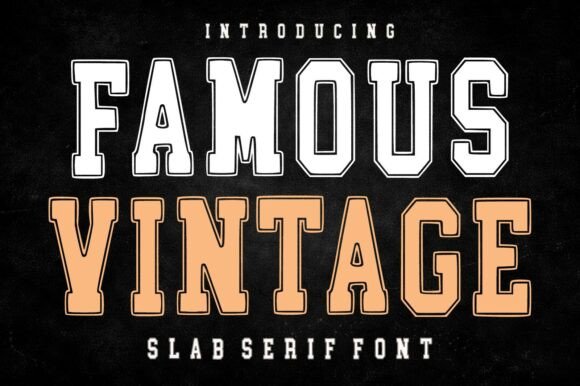 Famous Vintage Font Review for Makers