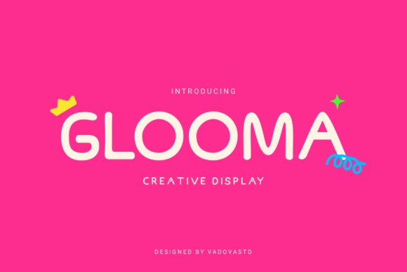 Glooma Font: A Cheerful Typeface for Branding