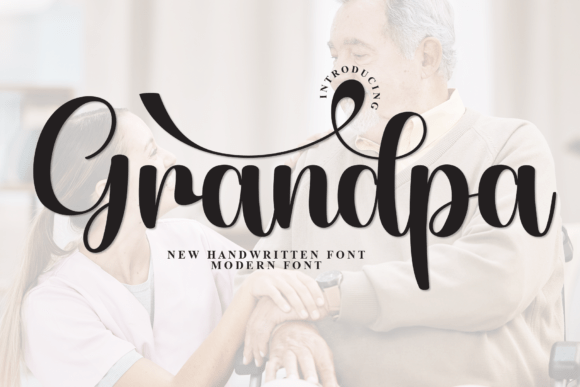 Grandpa Font: A Warm Handwritten Script for Designers