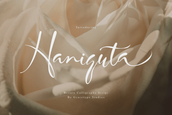 Haniquta Typeface for Elegant Editorial Design
