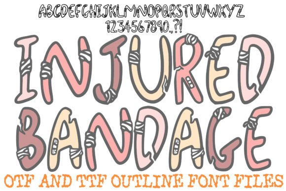 Injured Bandage Font Review for Bold Campaigns