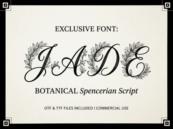 Jade: The Decorative Display Font for Bold Campaigns