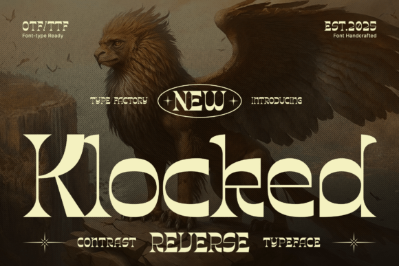 Klocked: The Retro Serif Font for Crafters