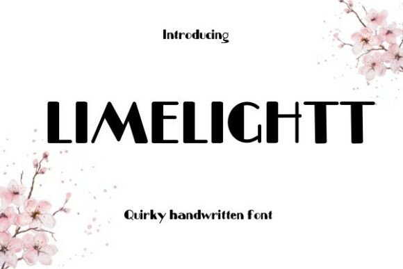 Limelightt Font Review for Makers