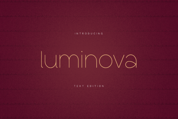Luminova Typeface for Modern Digital Branding