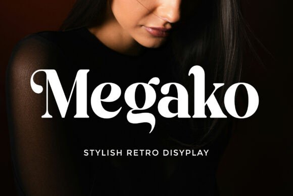 Megako: The Retro Serif Typeface for Bold Branding