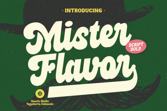Mister Flavor Font for Bold Retro Branding
