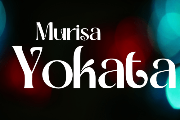 Murisa Yokata: A Poetic Serif Typeface for Editorial Design