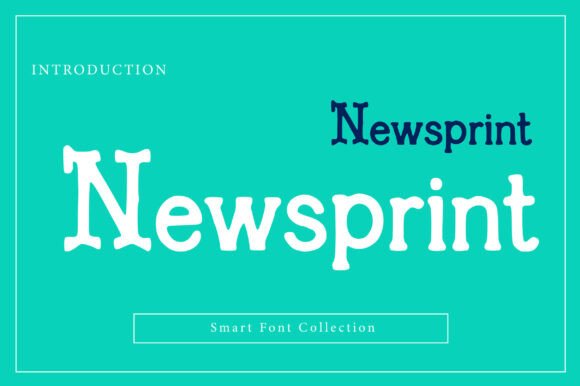 Newsprint Typeface for Bold Campaign Headers