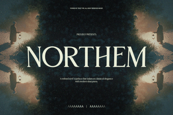 Northem Serif Font for Elegant Craft Designs
