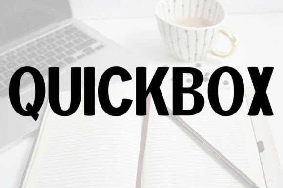 Quickbox: The Playful Display Font for Modern Campaigns