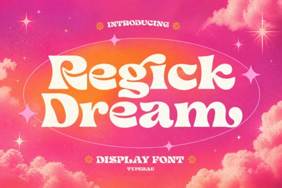 Regick Dream: Bold Retro Typeface for Web Design