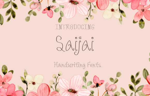 Saijai Font: A Sweet Handwritten Typeface for Makers