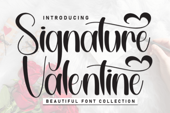 Signature Valentine Font for Elegant Branding