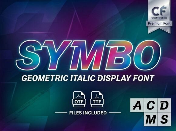 Symbo: A Bold Display Font for Modern Branding
