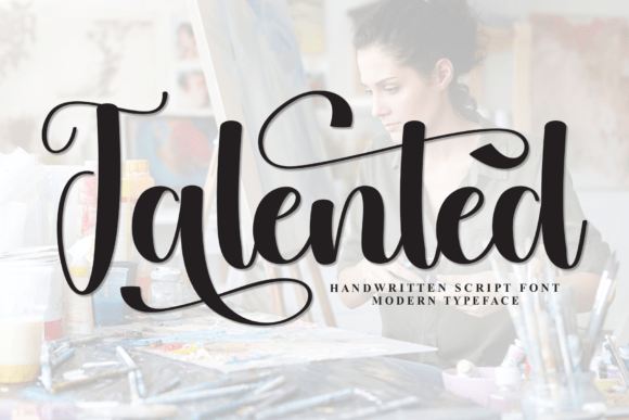 Talented: A Playful Script Handwritten Font for Editors