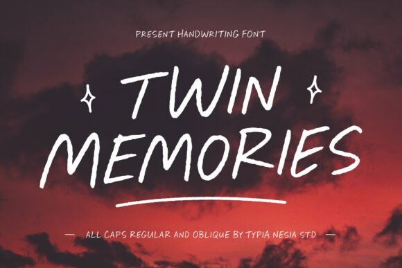Twin Memories: A Handwritten Font for Editorial Design