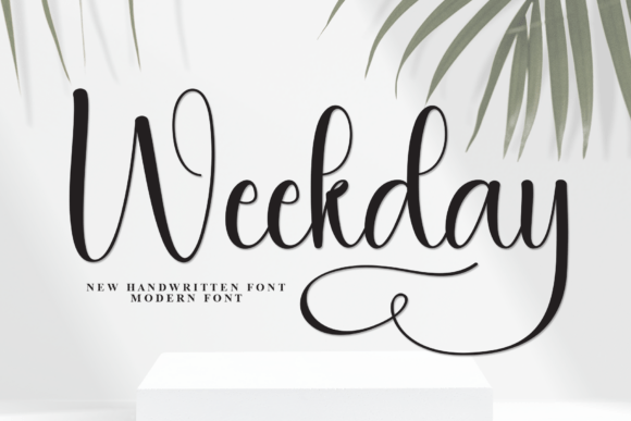 Weekday: The Handwritten Font for Playful Campaigns