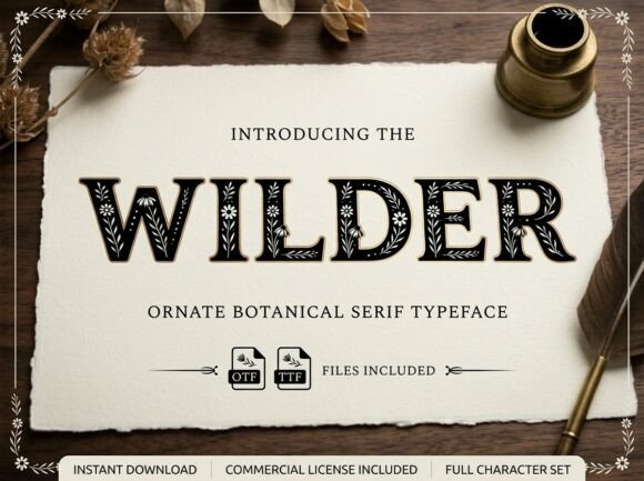 Wilder: The Bold Decorative Font for Impactful Campaigns