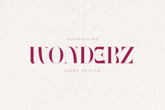Wonderz Avant Edition Font for Elegant Branding