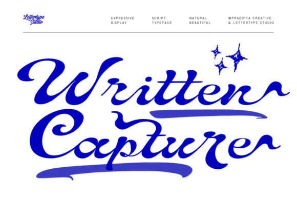 Written Capture: A Handwritten Typeface for Digital Brands