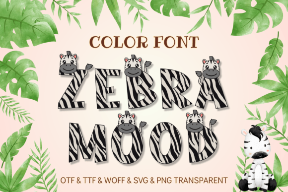 Zebra Mood Typeface for Editorial Design